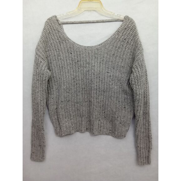 Ruby Moon sz sm gray crop sweater wool blend - Picture 14 of 16